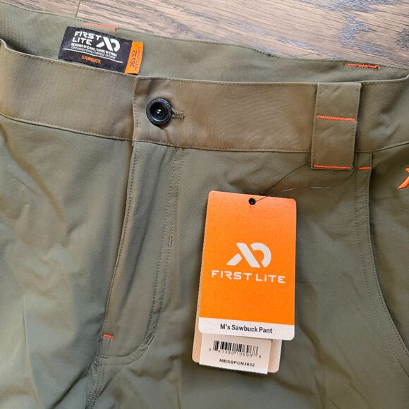NWT First Lite Men's Sawbuck Brush Pant in Color Conifer Hunting - Picture 2 of 9